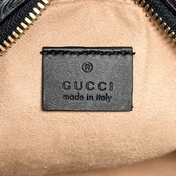 Gucci Ophidia Suede Round Cross Body Bag - Picture 7 of 11